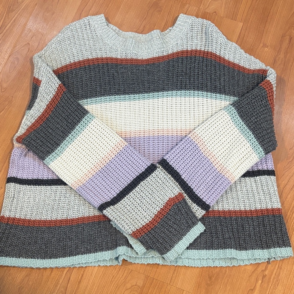 American Eagle Outfitters Multicolor Striped Sweater